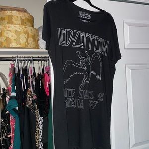 Led Zeppelin T- Shirt Dress